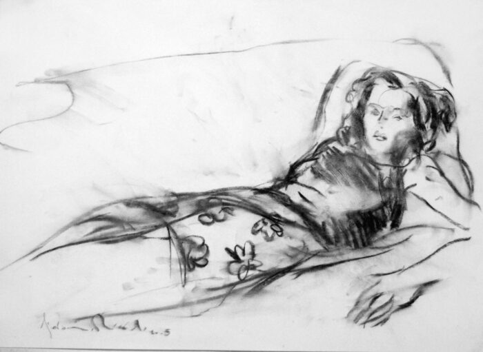 Lying figure